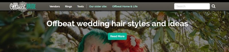Offbeat Bride is one example of a popular niche blog, which targets a specific industry need.